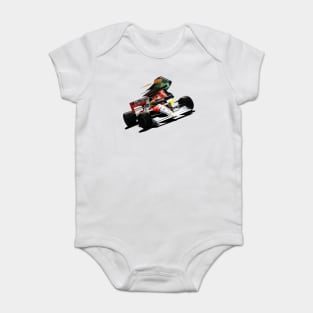 Ayrton Senna Full Color Baby Bodysuit